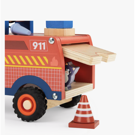 Camion de pompier - Avenue du Moulin - Moulin Roty