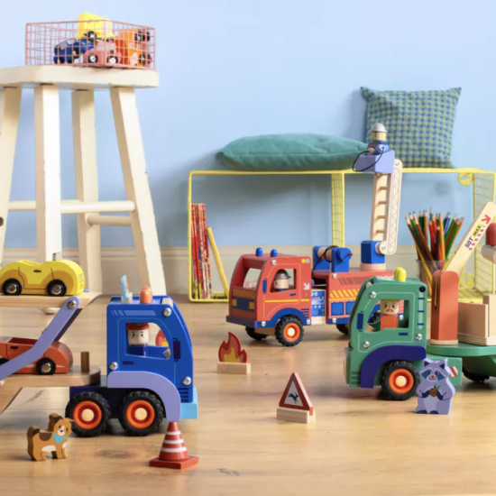 Camion de pompier - Avenue du Moulin - Moulin Roty