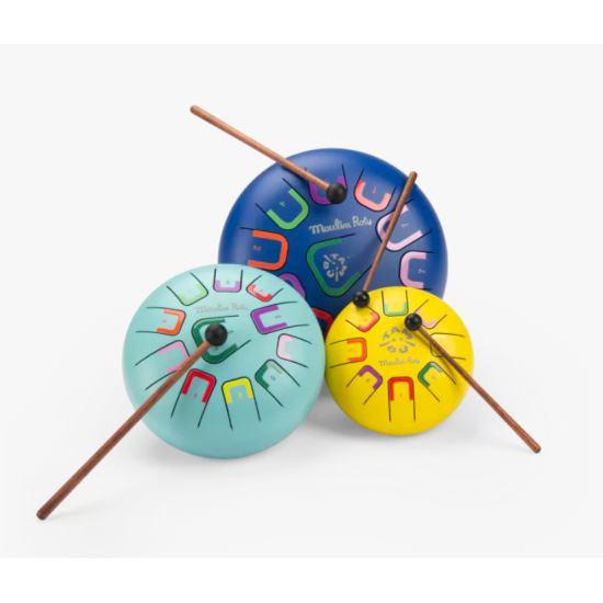 Tambour à languettes (Handpan) - Puce et Pilou - Moulin Roty