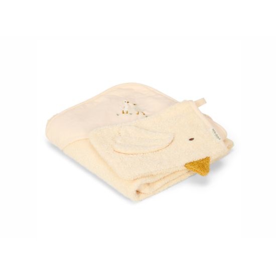 Coffret cadeau - Cape de bain et gant de toilette - Little goose - Little dutch