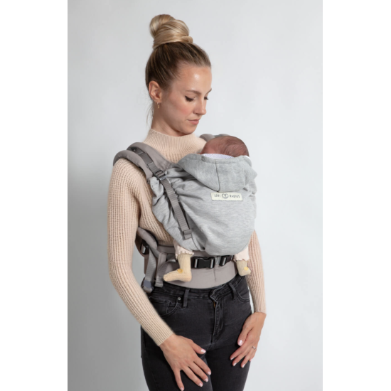 Porte-bébé Hoodiecarrier 2 - Gris athlétique - Love Radius