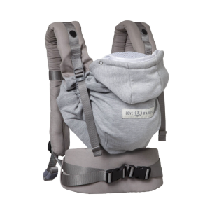 Porte-bébé Hoodiecarrier 2 - Gris athlétique - Love Radius