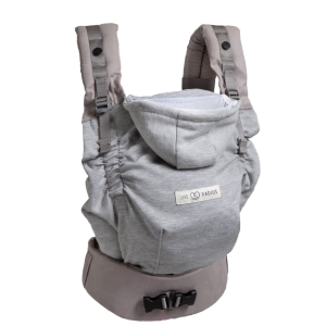 Porte-bébé Hoodiecarrier 2 - Gris athlétique - Love Radius