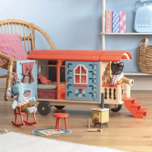 Roulotte en bois - Les Minouchkas - Moulin Roty