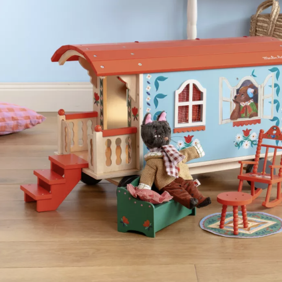 Roulotte en bois - Les Minouchkas - Moulin Roty