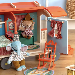 Roulotte en bois - Les Minouchkas - Moulin Roty