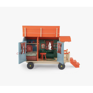 Roulotte en bois - Les Minouchkas - Moulin Roty
