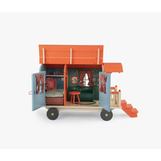 Roulotte en bois - Les Minouchkas - Moulin Roty