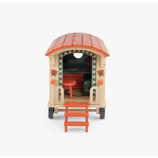 Roulotte en bois - Les Minouchkas - Moulin Roty