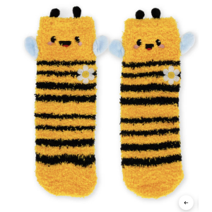 Chaussettes antidérapantes enfant Abeille| Legami