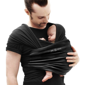 Echarpe de portage originale noire poche noire - Love Radius