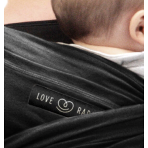 Echarpe de portage originale noire poche noire - Love Radius