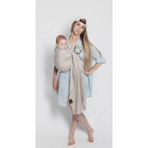 Sling / Echarpe tissée sans noeud - Or blanc - Love Radius
