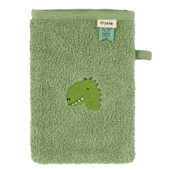 Lot de 2 gants de toilette - Aura Dino - Trixie