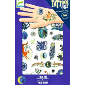 Tatouages phosphorescents Reflets de nuit - Djeco
