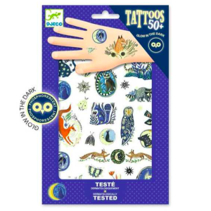Tatouages phosphorescents Reflets de nuit - Djeco