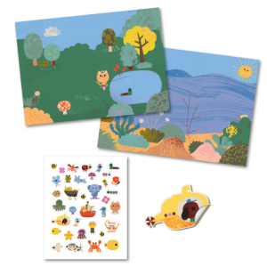 Stickers épais repositionnables Summertime - Djeco