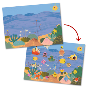 Stickers épais repositionnables Summertime - Djeco