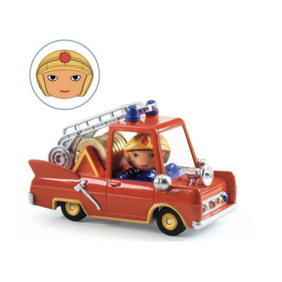 Petit camion de pompiers - Crazy motors - Djeco