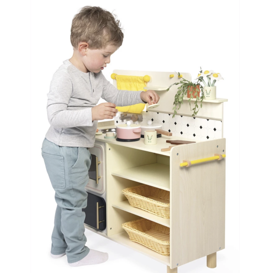 Grande cuisine équipée en bois - Mamie Soleil - Janod