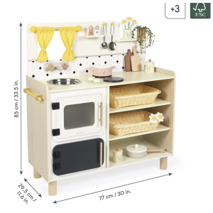 Grande cuisine équipée en bois - Mamie Soleil - Janod