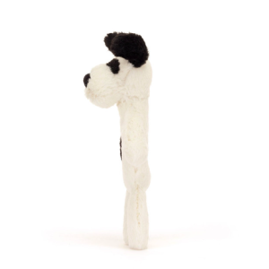 Hochet peluche bashful Puppy Black and cream - Jellycat