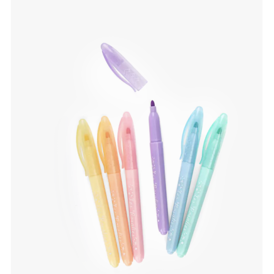 6 feutres pastel - Les Rosalies - Moulin Roty