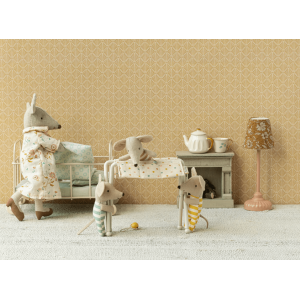 Table à langer pour bébé souris blanc cassé - Maileg