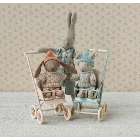 Lapin d'hiver Micro - Sable / menthe - Maileg