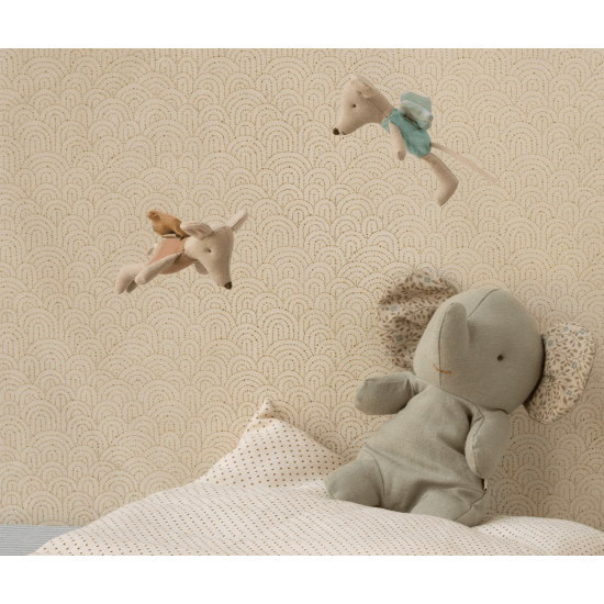 Peluche éléphant gris acier Small - Safari friends - Maileg