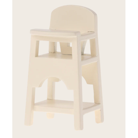 Chaise haute Souris blanche - Maileg