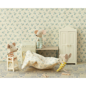 Chaise haute Souris blanche - Maileg