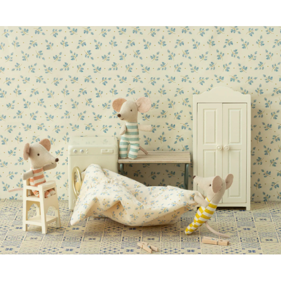 Chaise haute Souris blanche - Maileg