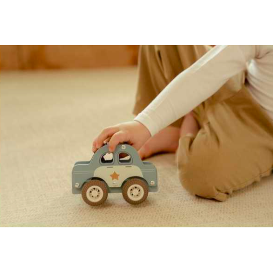 Voiture de police en bois - Little Dutch