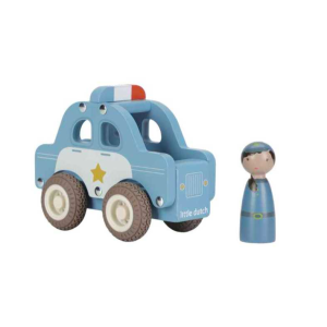 Voiture de police en bois - Little Dutch