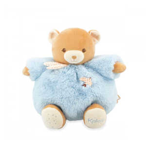 Peluche Ours Patapouf bleu - 25 cm - Kaloo