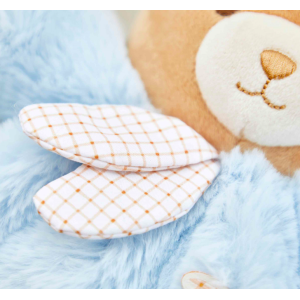 Peluche Ours Patapouf bleu - 25 cm - Kaloo