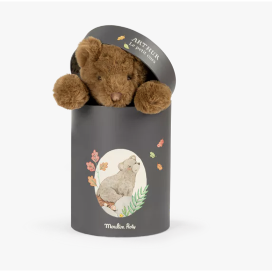 Poupée Ours Arthur dans sa boîte - Moulin Roty