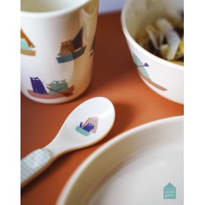 Coffret repas 4 pièces - Les chats marins - Petit Jour Paris