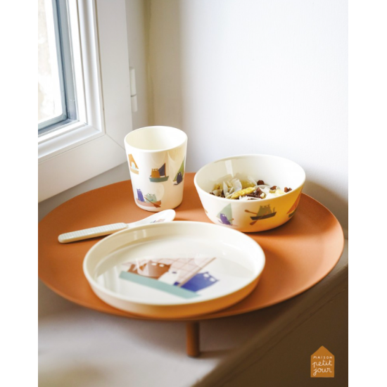 Coffret repas 4 pièces - Les chats marins - Petit Jour Paris
