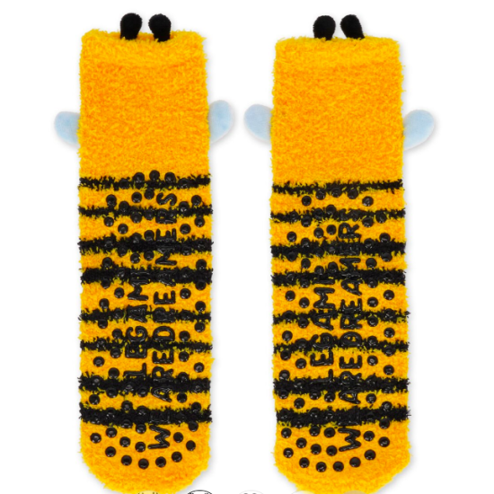 Chaussettes antidérapantes Adulte - Abeille - Legami
