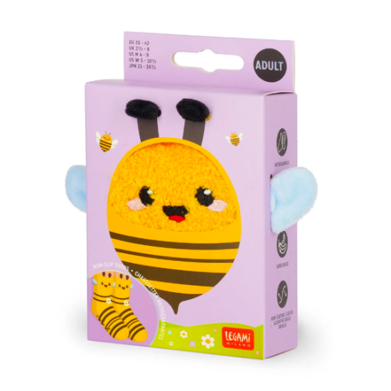 Chaussettes antidérapantes Adulte - Abeille - Legami