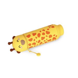Trousse 2 en 1 Kawaii Girafe - Silicone souple - Legami