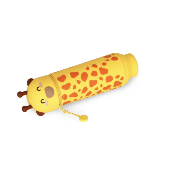 Trousse 2 en 1 Kawaii Girafe - Silicone souple - Legami