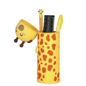Trousse 2 en 1 Kawaii Girafe - Silicone souple - Legami