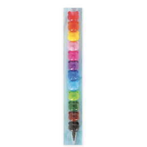 12 crayons de couleur empilables Teddy Bear - Legami