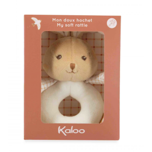 Doudou hochet lapin crème - Kaloo