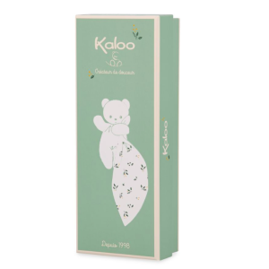 Doudou lapin carré douceur blanc délicat - Kaloo