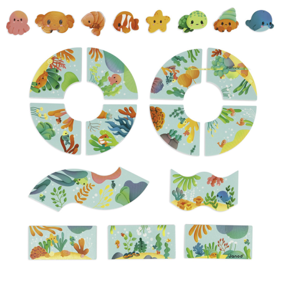 Parcours de bain - 13 pièces - Janod