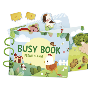 Busy Book en carton - La ferme - Janod